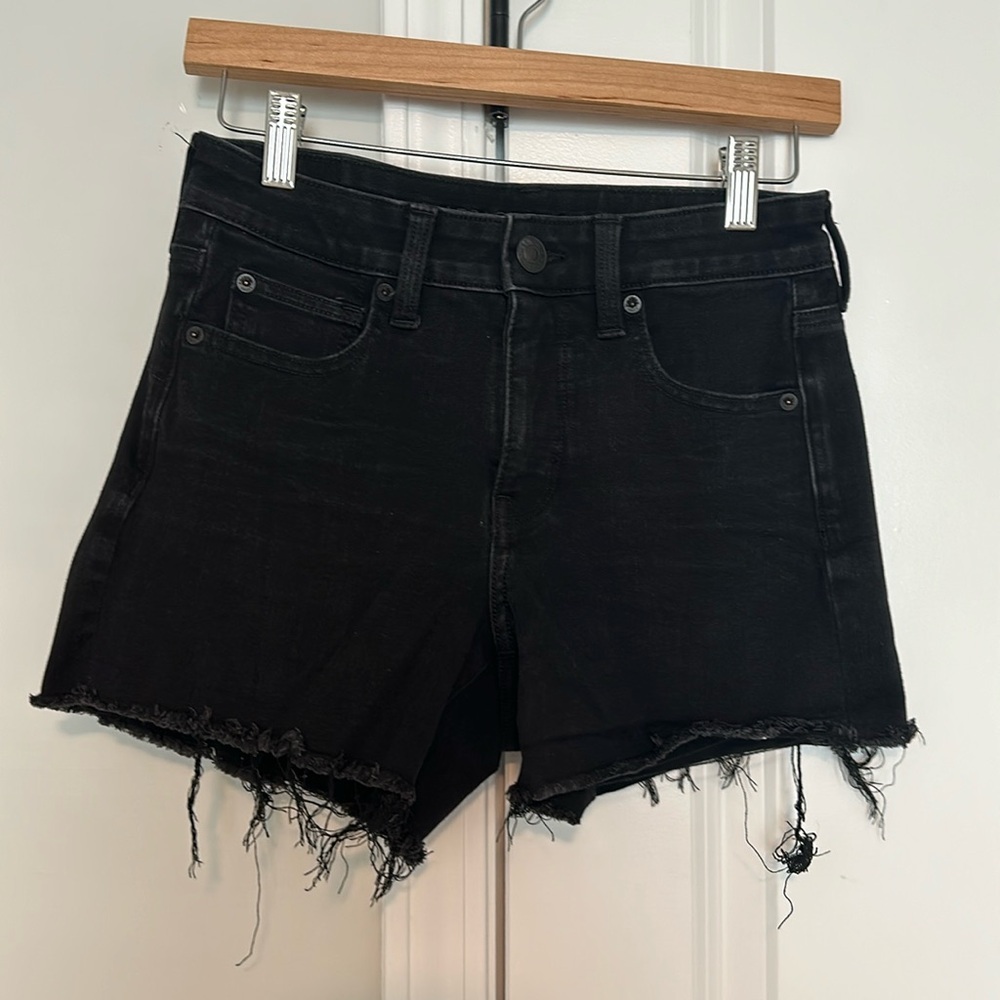 American Eagle Outfitters Black Jean Shorts